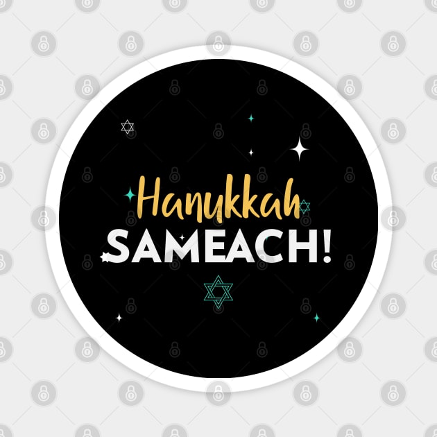 Hanukkah Sameach! Magnet by Space Cadet Tees